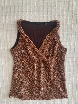 Esprit sleeveless top size M like new, colorful with lining