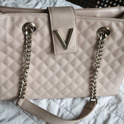Valentino shoulder bag like new, beige, multiple compartments