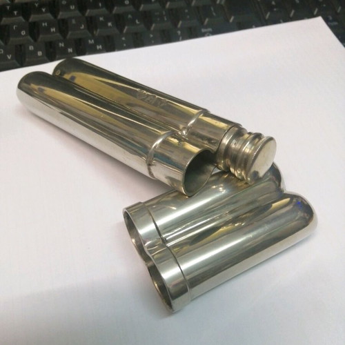Flask and cigar case Sheffield England like new