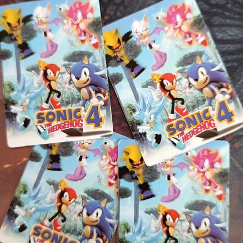 Sonic the Hedgehog 4 card pack of 14