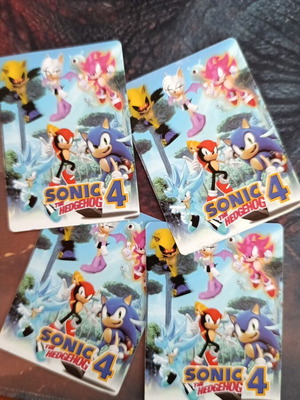 Sonic the Hedgehog 4 card pack of 14