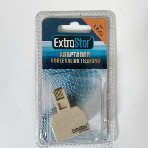 ExtraStar Telephone Line Splitter Adapter RJ11 new