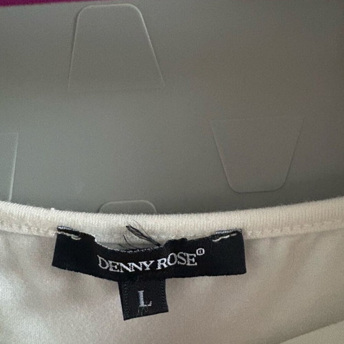Denny Rose white blouse size large like new