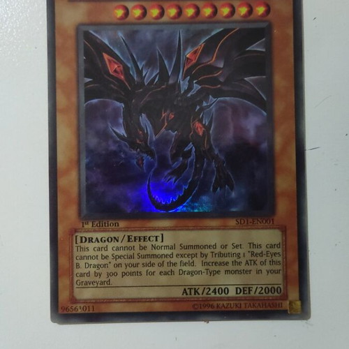 Red Eyes Darkness Dragon like new