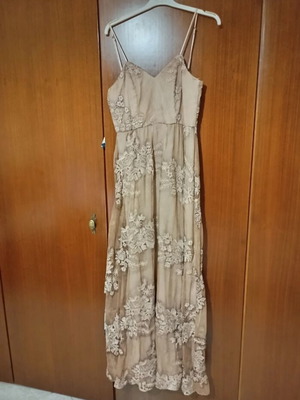 Le Vertige beige dress like new, size M