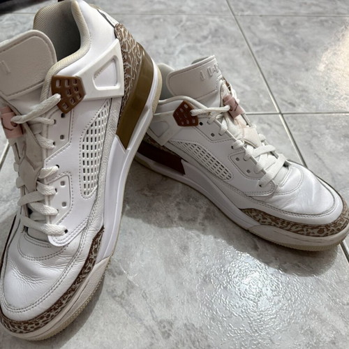 Jordan Spizike Low sneakers like new, size 44, white and brown