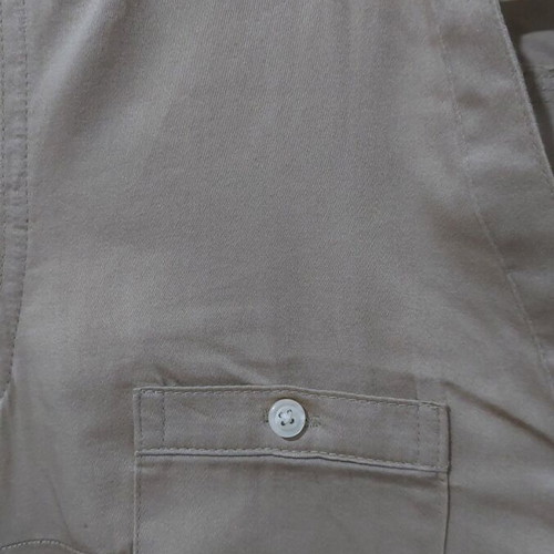 Beige shirts used, 100% cotton, wearable as dress