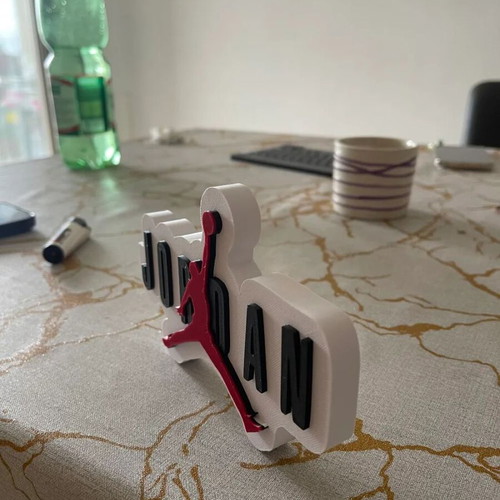 Jordan 3D Printed Table Logo New