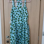 Dress like new with hearts, green and turquoise