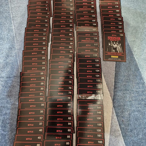 Stranger Things κάρτες Panini σαν καινούργιο