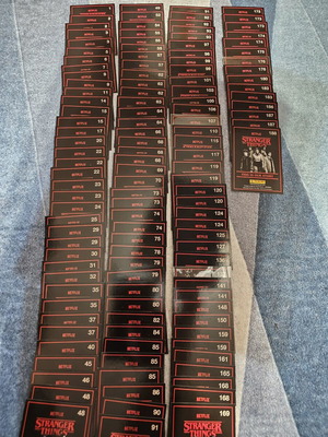 Stranger Things κάρτες Panini σαν καινούργιο