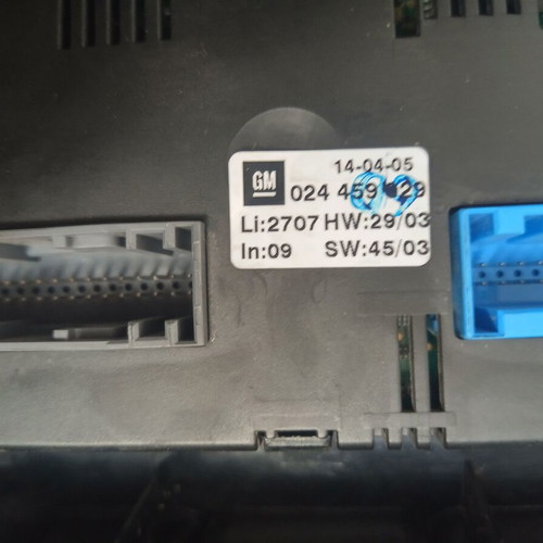 Opel Zafira A climatronic display 24439584