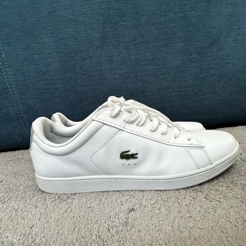 Lacoste Carnaby Pro white leather sneakers like new, size 46
