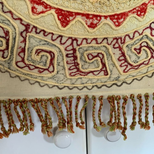 Vintage embroidered handmade bag, like new, 100 years old