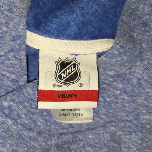 New York Rangers NHL hoodie like new, youth size L