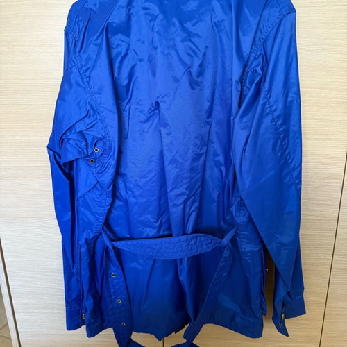 Barbour Nylon International Jacket used, vintage blue, size L