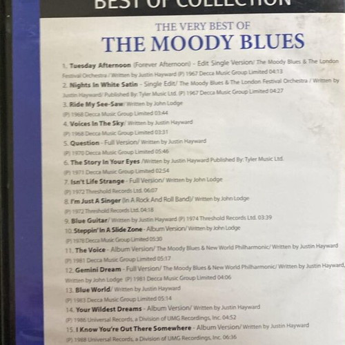 The Moody Blues The Very Best Of CD like new