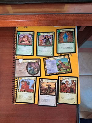 Κάρτες Harry Potter trading card game μεταχειρισμένες, σετ 8