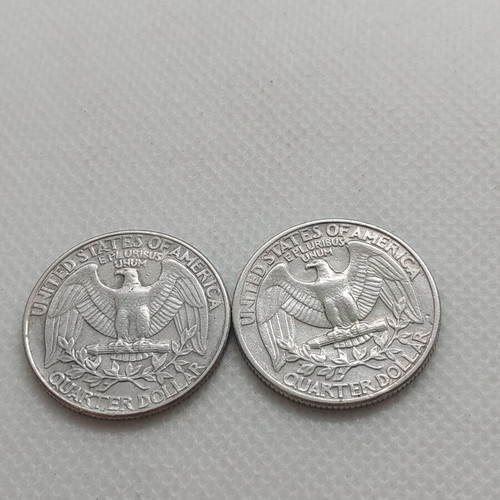 Quarter Dollar used American coins pack 1978/1981