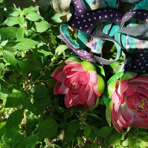 Irregular Choice platform sandals like new, size 37, 3D floral design