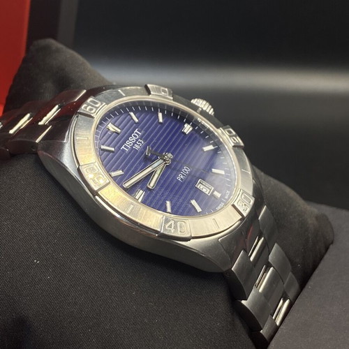 Tissot PR 100 Sport Gent watch, blue dial