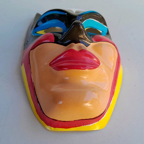 Catwoman carnival mask Greek made 80's new