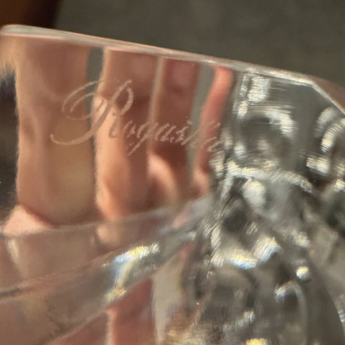 Rogaska Slovenian crystal candle holder like new