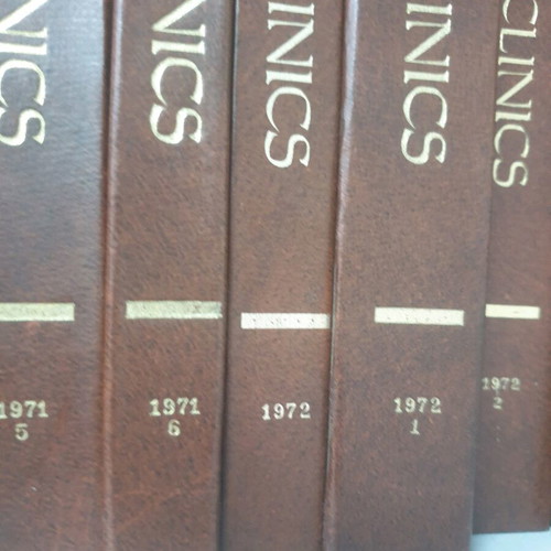 Medical Clinics medical books new, 16 volumes