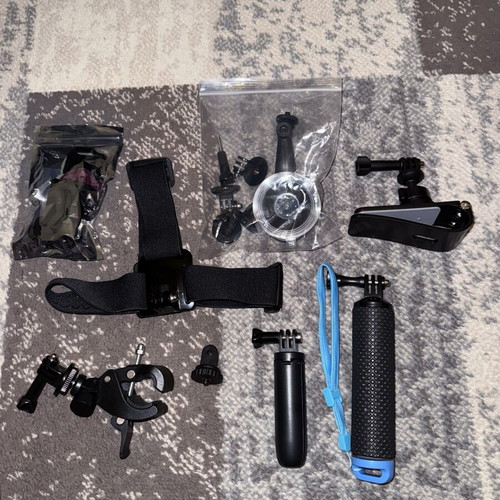 Action camera accessories, brand new