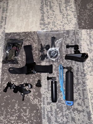 Action camera accessories, brand new