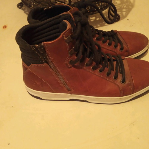 Bull Boxer men's leather tan shoes used size 42