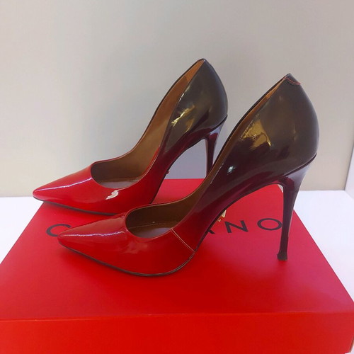 Carrano pumps like new, red ombre, 10cm heel, size 38