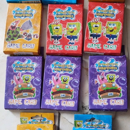SpongeBob Squarepants pack of 11 game cards new with 36 cards each