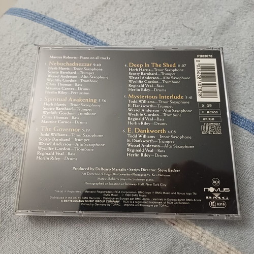 Marcus Roberts Deep in the Shed CD άλμπουμ, τζαζ