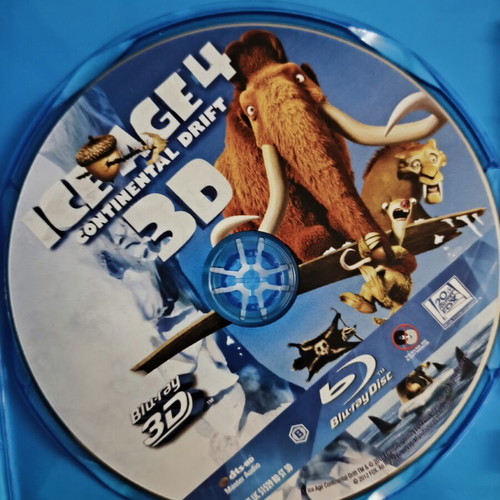 Ice Age 4 Blu-Ray 3D like new, dubbed