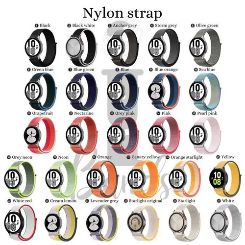 Textile Watch Straps with Velcro for Samsung Huawei Amazfit Garmin new