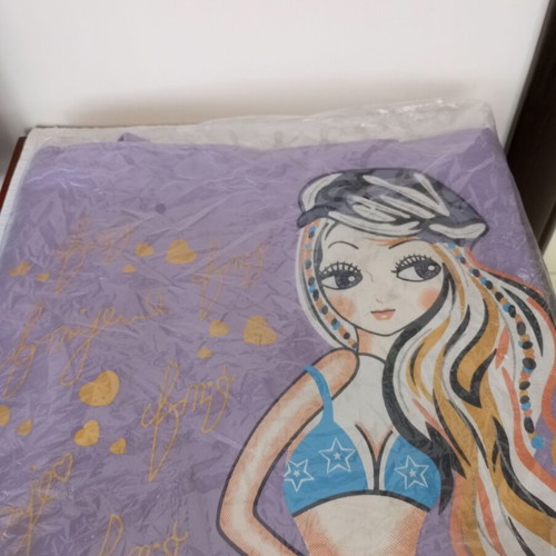 Tote Bag Lilac Shoulder Bag New with Mimi Character Design
