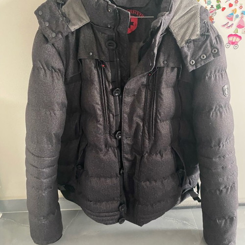 Wellensteyn Men's Winter Jacket gray used XXL