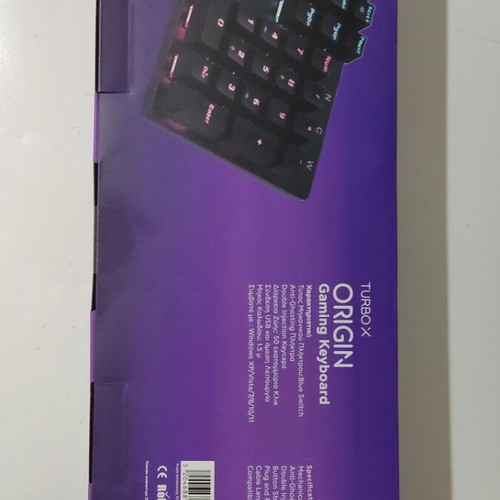 Turbo X Origin gaming keyboard new