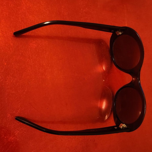 Cartier Panthère Oversized Sunglasses Like New Dark Brown