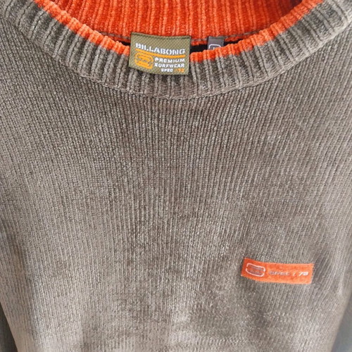 Vintage Billabong Spec 73 sweater like new, green-orange