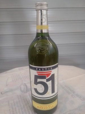Pastis 51 de Marseille Aniseed Liqueur 1L new