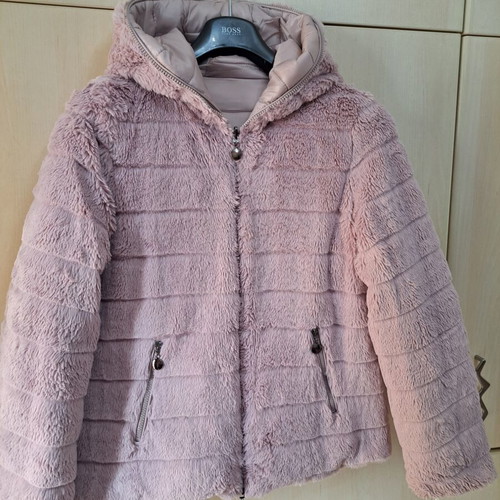 Women's jacket new, double face, size XL, purple lilac