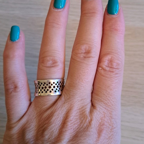 Apriati 925 Silver Ring Size 54 Like New, Minimal Design