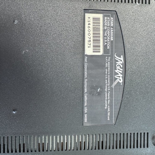 Atari Jaguar 64 console used with joystick adapter tested