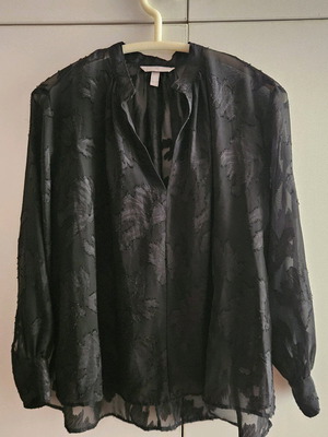 Μαύρο διάφανο πουκάμισο H&M σε μέγεθος XS σαν καινούργιο