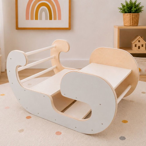 Montessori Children's Desk and Climbing Frame 2 in 1 custom made