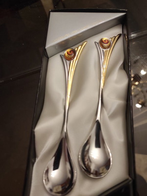 Collectible spoons Seoul 1988 Olympic Games new, set of 2