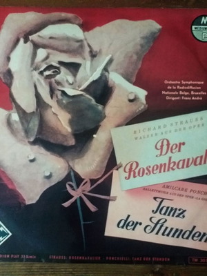 Classical music vinyl records used, set of 4, 10" 33 rpm
