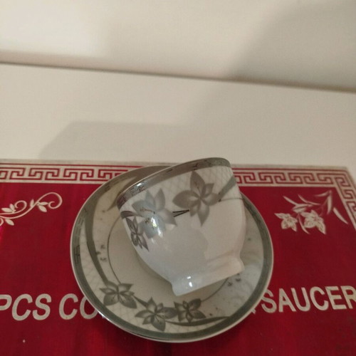 Vintage small coffee cup set new in original box